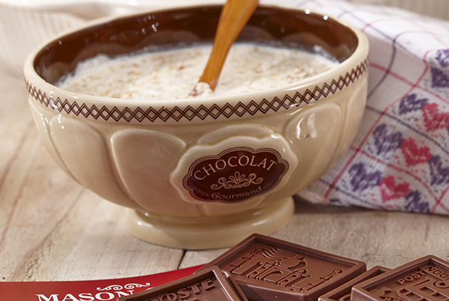 法国efya复古陶瓷巧克力欧蕾碗